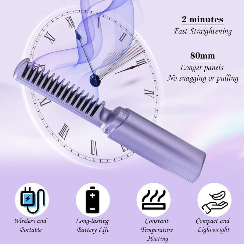 GlamGlide™ Portable Hair Comb